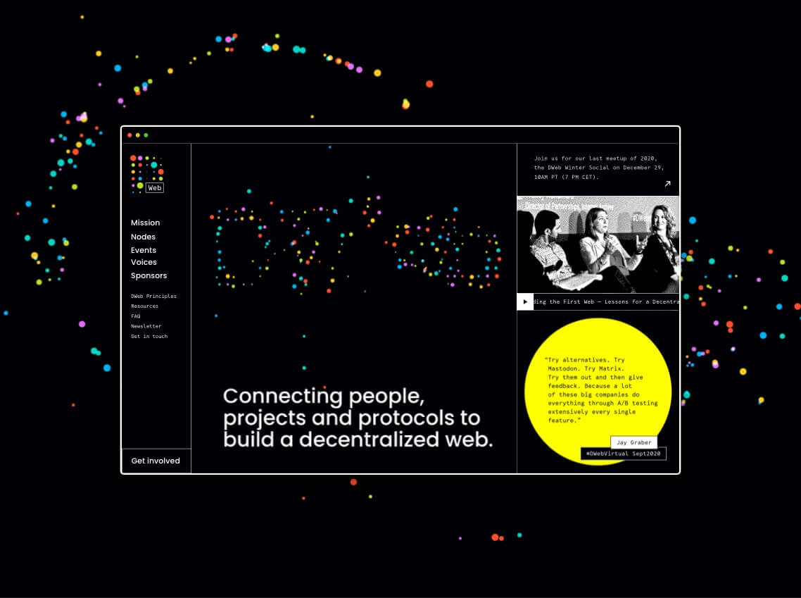 decentralized web branding Nezhynska website